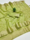 Ktd 3008 Fandy Chiffon Beads Work Saree